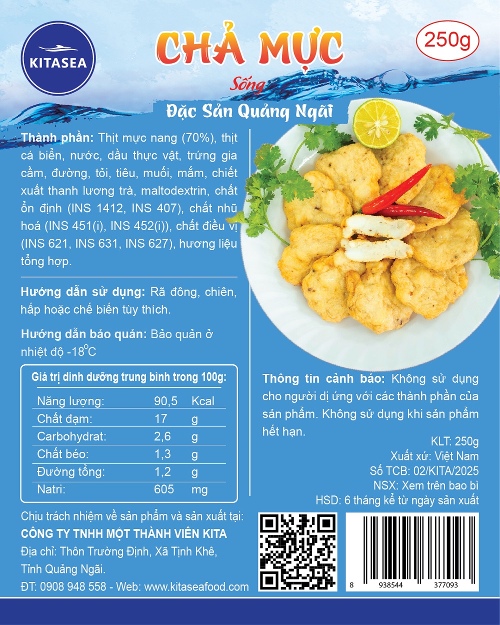 NHÃN CHẢ MỰC SỐNG